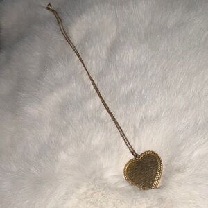 Gold Heart Pendant Necklace💛